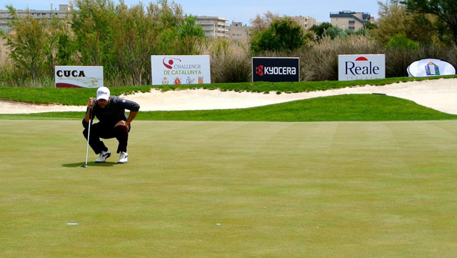 Antonio Hortal doma al viento en Lumine Golf