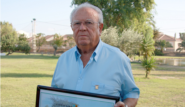 Pedro Jiménez, Medalla de Oro al Mérito Deportivo de Golf de la FGRM