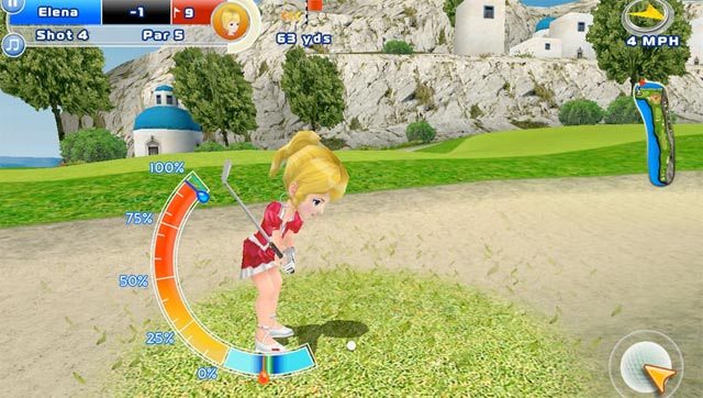 Let's Golf, el primer juego de golf para Line