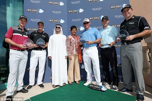 Un green muy especial para las estrellas del golf