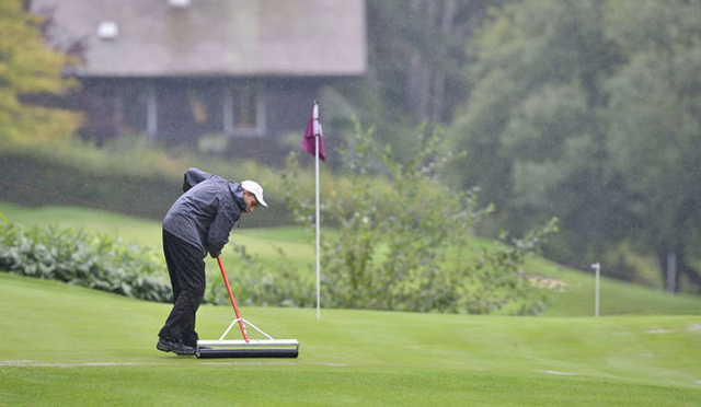 La lluvia, primera gran protagonista en Evian