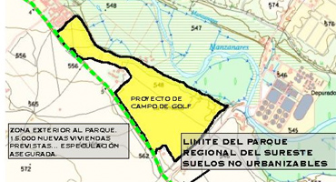 El concejal de Urbanismo de Getafe dice que siguen adelante con la construcción de un campo de golf